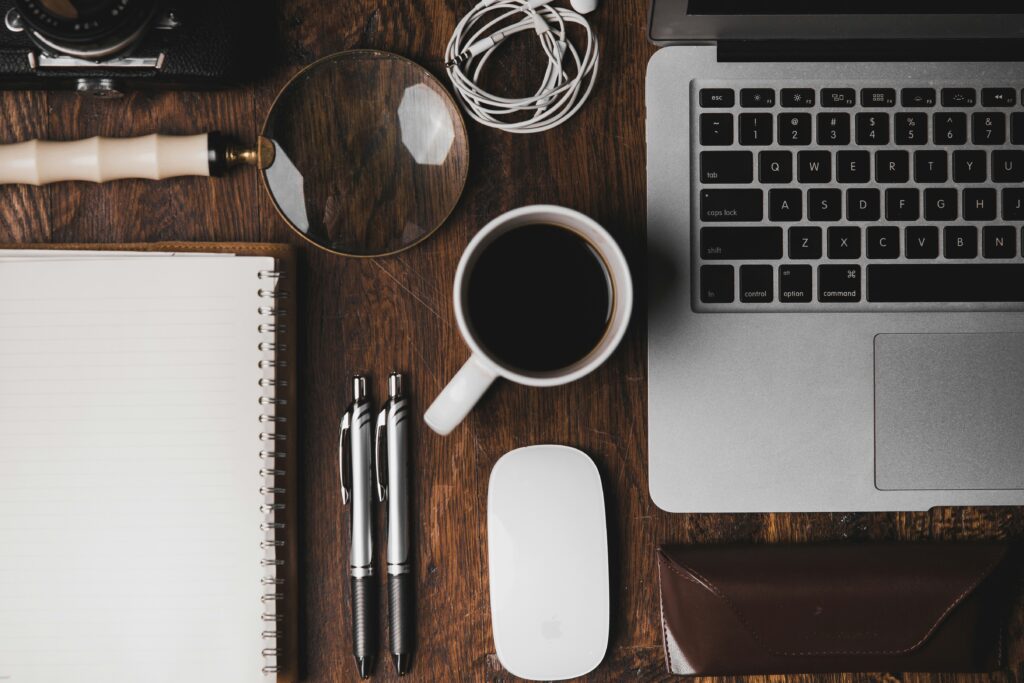 Woman planning her day to stay productive without feeling overwhelmed.