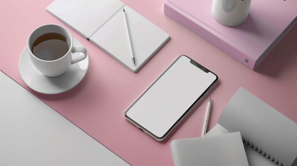 Digital decluttering by organizing files, apps, and digital devices.